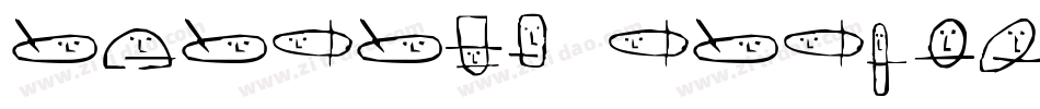 unusual suspects ( square eyes )字体转换
